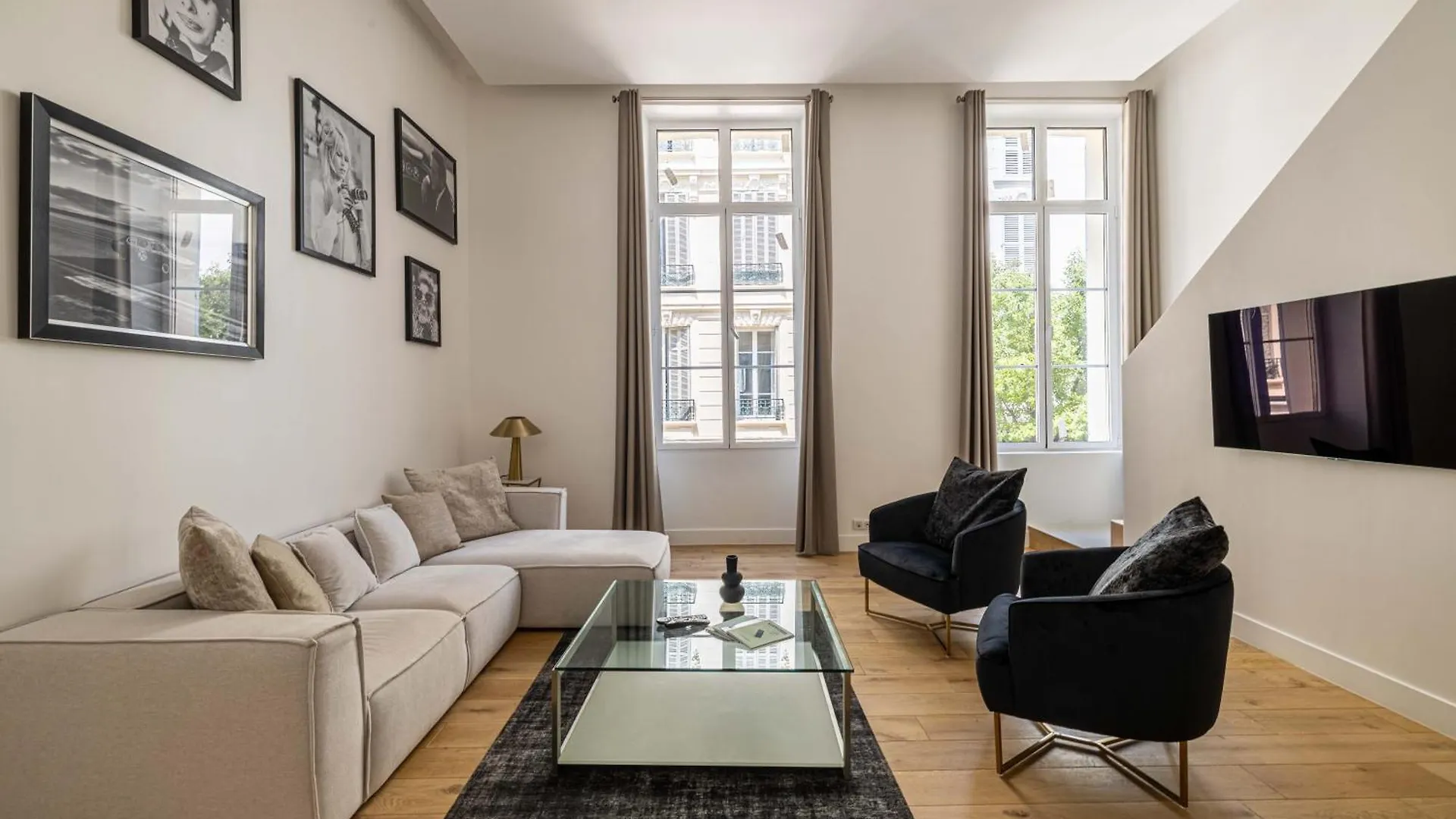 C1 Suite Hoche 3 Bdr Ac 5Mins Walk Palais Fest &Beach Cannes