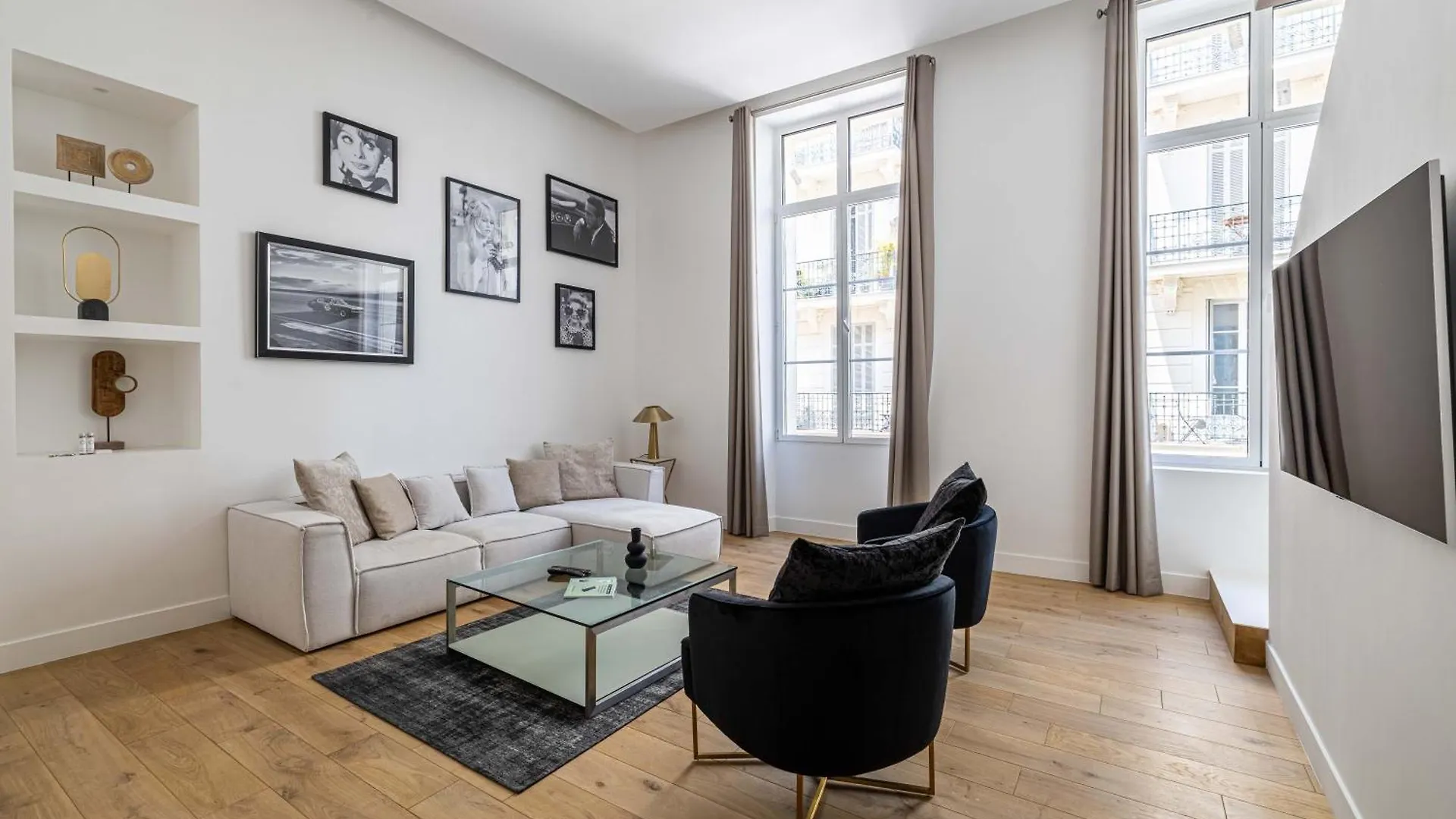 Apartment C1 Suite Hoche 3 Bdr Ac 5Mins Walk Palais Fest &Beach Cannes